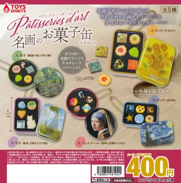 Patisseries d'art 名画のお菓子缶マスコット